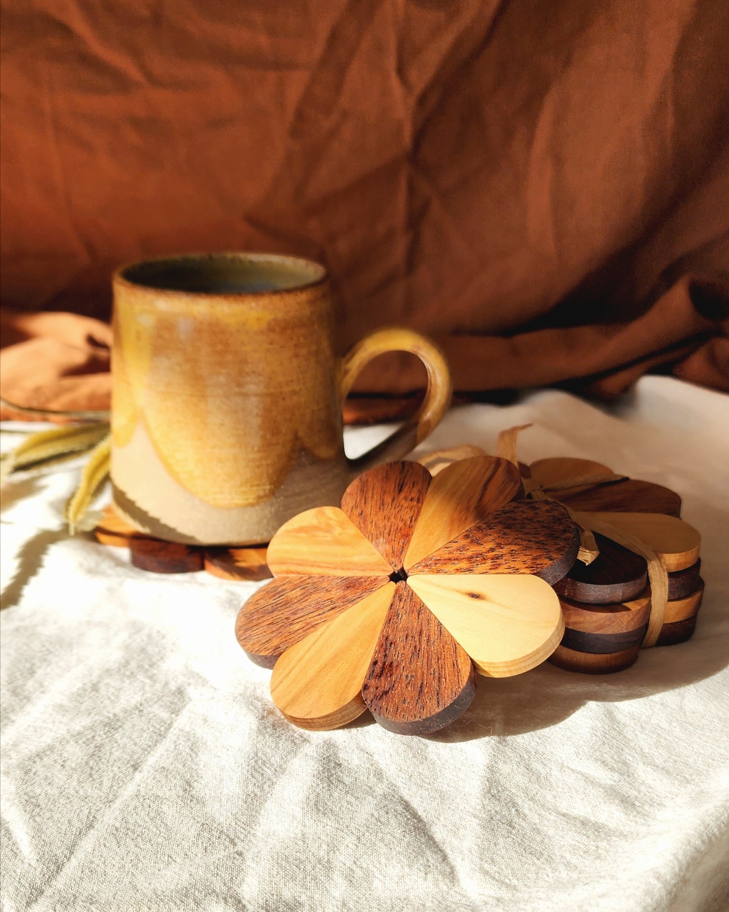 Daisy Coasters