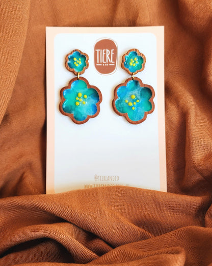 Flower Child II - Mixed Blue