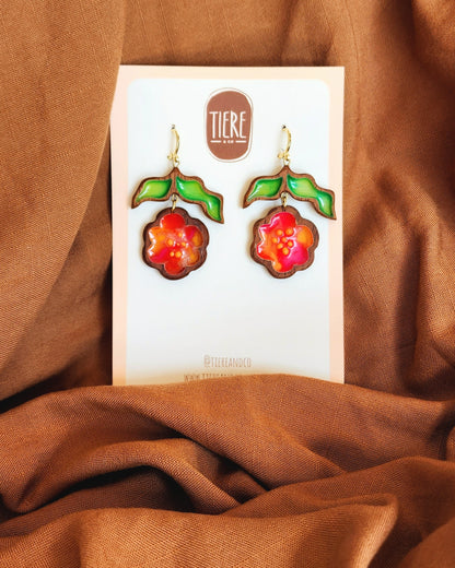 Flower Child I - Mixed Red